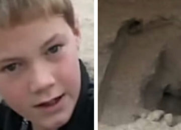 ילד בן 11 מצא ילדה בת 5 קבורה בחיים בדיונות חול – הציל את חייה עם טריק שלמד מהטלוויזיה