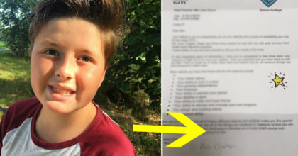 ילד אוטיסט נכשל במבחן – אך אז המורה שלו כתבה לאמו מכתב שגרם לה לפרוץ בבכי