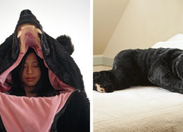 שק השינה הזה שנראה כמו דוב יבטיח שאף אחד לעולם לא יפריע לכם כשאתם ישנים
