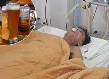 רופאים הצילו חיים של אדם שיכור – על ידי כך שהזרימו 15 פחיות של בירה אל תוך הבטן שלו