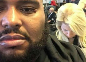 אישה התנהגה בגזענות כלפי אדם שחור בשדה התעופה – התגובה שלו הייתה פשוט גאונית!