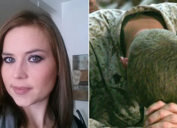 אישה מצאה את בעלה, חייל משוחרר נכה, בוכה מחוץ לביתם. אז היא הבינה מה השכן עשה