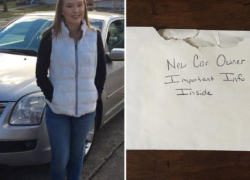 אבא מצא מכתב שהוחבא במכונית של בתו בת ה 16 – גרונו נחנק מדמעות כשקרא אותו