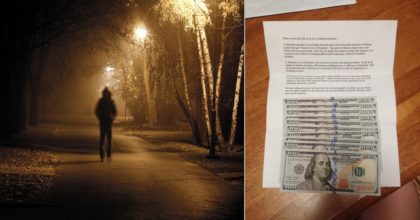 אדם זר השאיר לה מכתב מסתורי – ומה שהיה בתוכו ריגש אותה עד דמעות