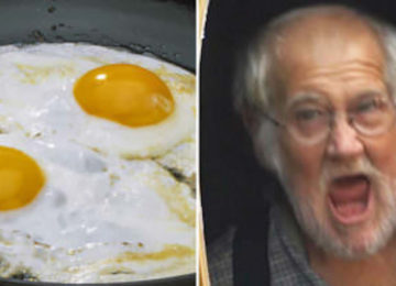 הבעל נהיה מתוסכל כאשר אישתו הכינה לו ביצים לארוחת הבוקר – חכו עד לרגע בו הוא חושף מדוע