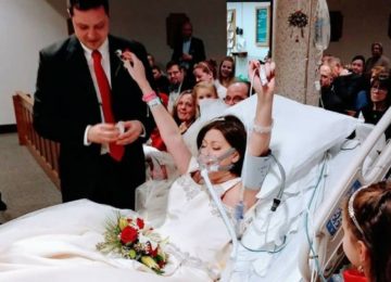 אישה חולת סרטן התחתנה בבית החולים – 18 שעות אחר כך הבעל הסתכל לתוך עיניה ונחנק