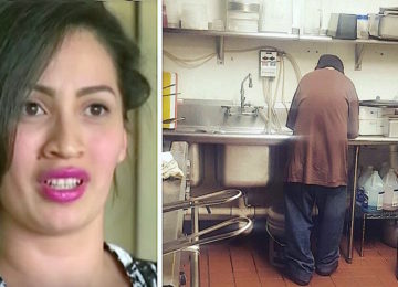 בעלת בית קפה נתנה לאדם הומלס עבודה – שבועיים אחר כך היא התגנבה למטבח ומיד שלפה מצלמה
