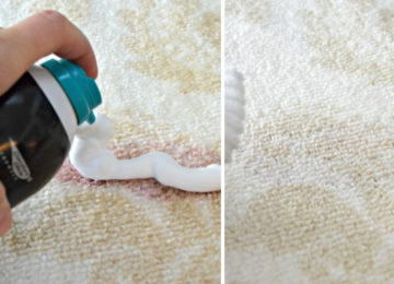 יש לכם כתמים על השטיח? נסו את 7 השיטות הביתיות והמעולות הללו להסיר אותם