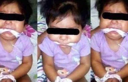 תמונות של תינוקת עם ידיים ופה קשורים הפכו ויראליות, ואז המשטרה גילתה מי עשה לה את זה…